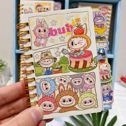 Labubu Cartoon Mini Spiral Notebook