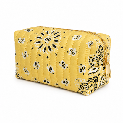 Ellison+Young Bandana Cosmetic Case, Everyday Travel Pouch