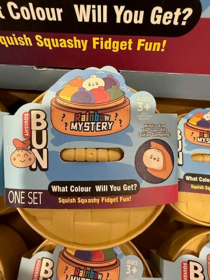 Rainbow Dumpling Squishy Mystery  Bun Fidget Toy