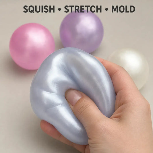 Shimmer Pearl Coconut Oil Squish Ball