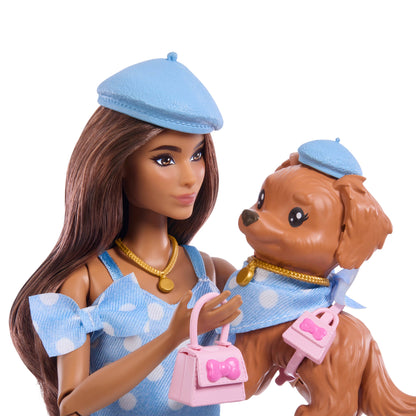 Barbie Twinning Blue Looks Polka Dots Doll and Accessories