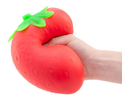 Jumbo Doh Filled Strawberry - Soft Stress Squishy Ball