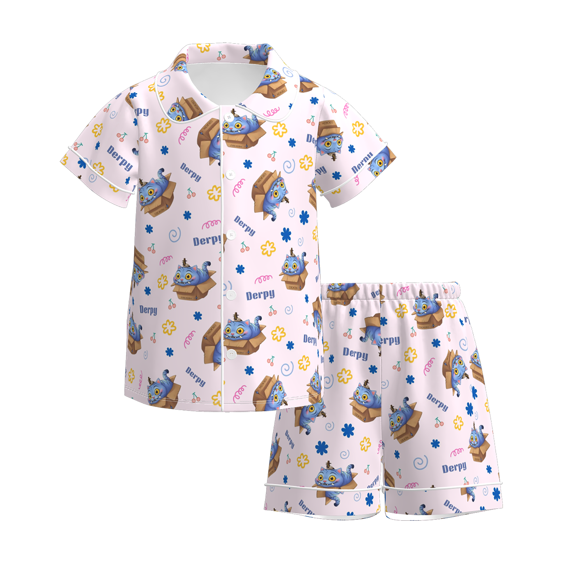 KPop Demon Hunters printed  sleepwear set