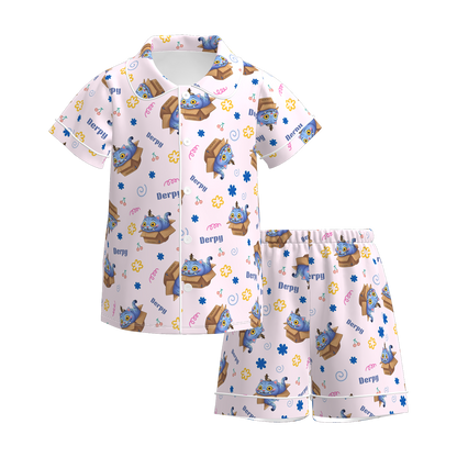 KPop Demon Hunters printed  sleepwear set