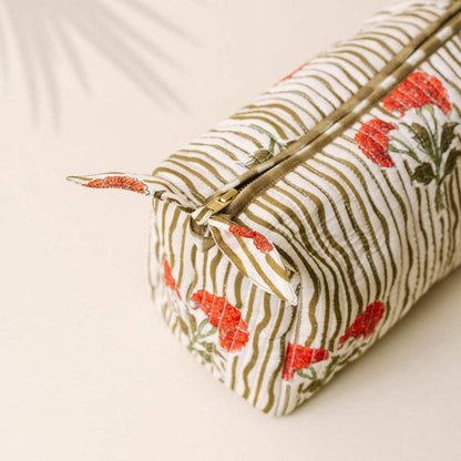 Large Wavy Stripe Pouch