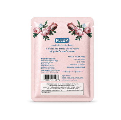 Fleur - Rose Macaron Cotton Candy Puff