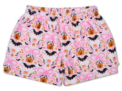 Bows And Bats Plush Shorts (Youth Medium (10-12))