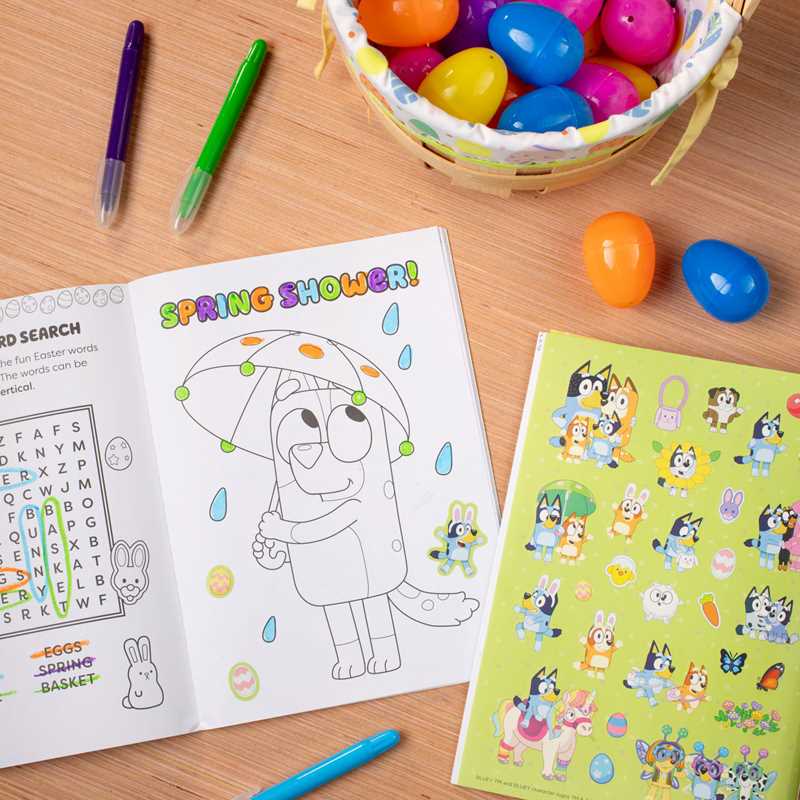 Bluey Colortivity: Happy Easter, Bluey! by Delaney Foerster