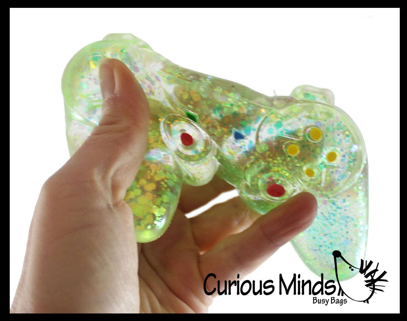 1 Large 4" Video Game Controller Shaped Ball -Thick Glue/Gel