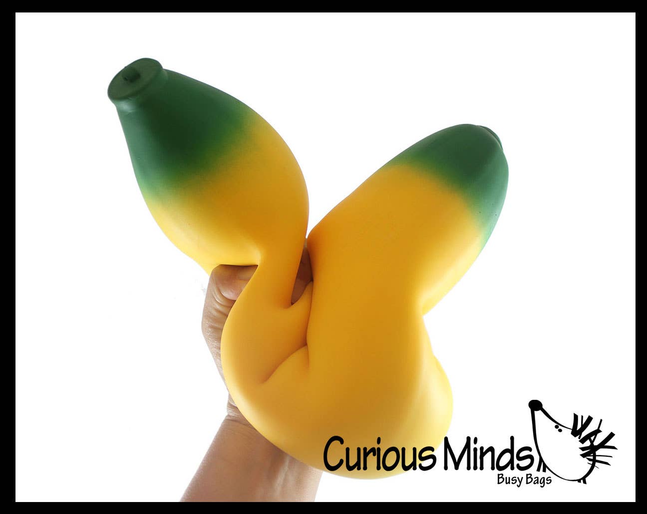Jumbo Doh Banana Fruit Soft Fluff- Filled Squeeze Squishy