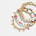 Kid's Flower Power Bracelet Set: Flowers Multi/gold