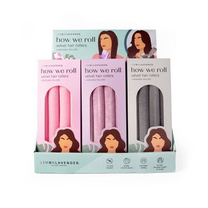 Lemon Lavender How We Roll Velvet Hair Rollers
