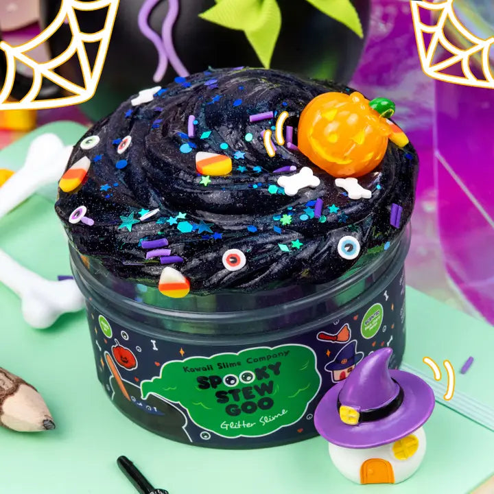 Spooky Stew Glitter Slime