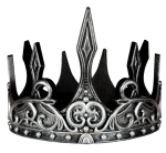 Medieval Crown Silv/Black