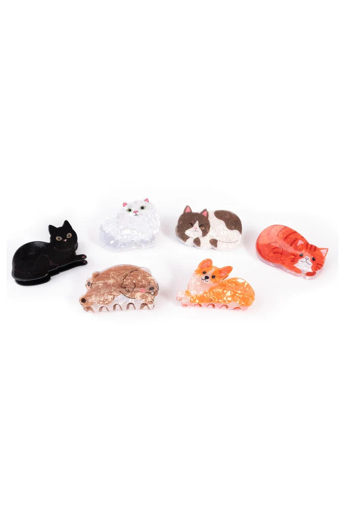 Raining Cats and Dogs Claw Clips