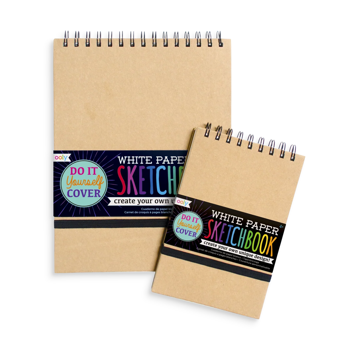Diy Sketchbook White