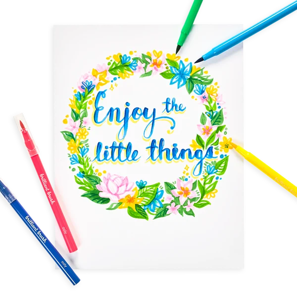 Brilliant Brush Markers