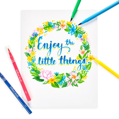 Brilliant Brush Markers