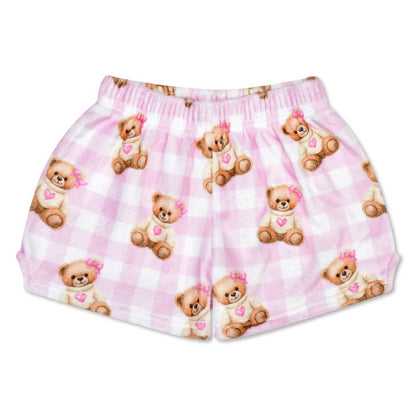 Beary Coquette Plush Shorts