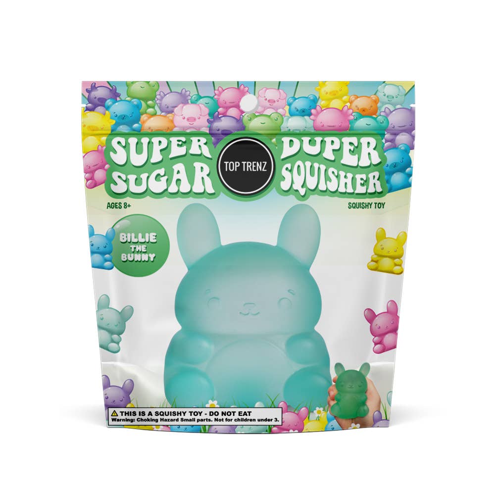 Super Duper Sugar Squisher Toy - Bunny