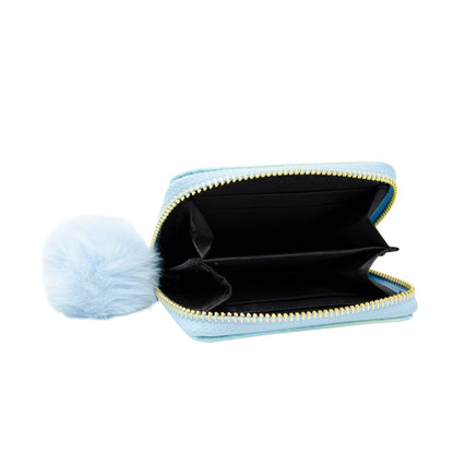 Shiny Tie Dye Mermaid Scale Wallet