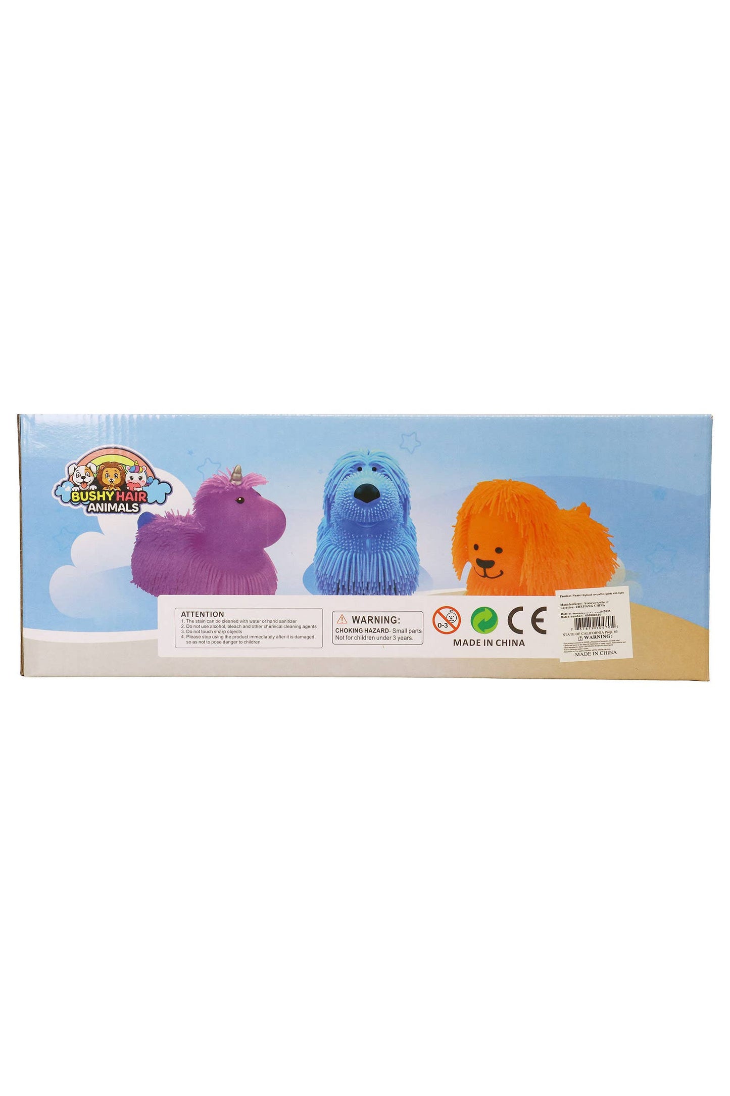 Jumbo Highland Cow Light-Up Spiky Puffer Squishy