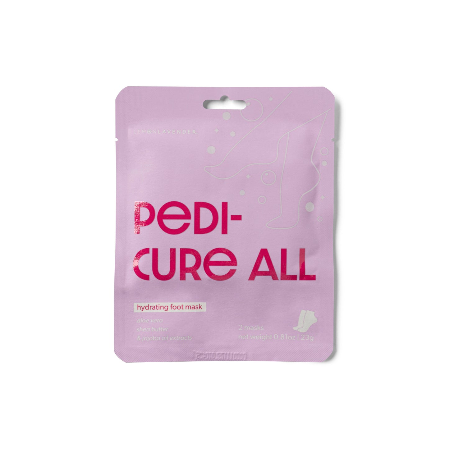 Lemon Lavender Smooth It Over Hydrating Hand & Foot Masks As