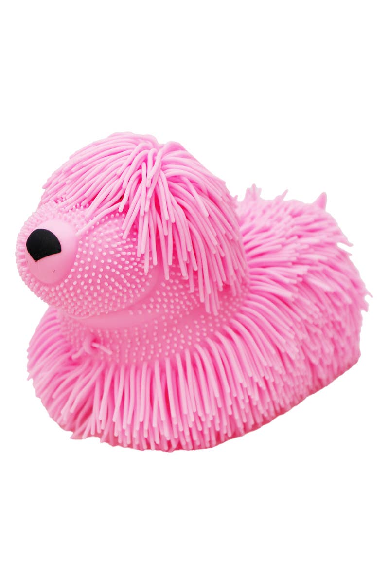 Jumbo Noodle Puli Dog Spiky Puffer LED Squishy Toy