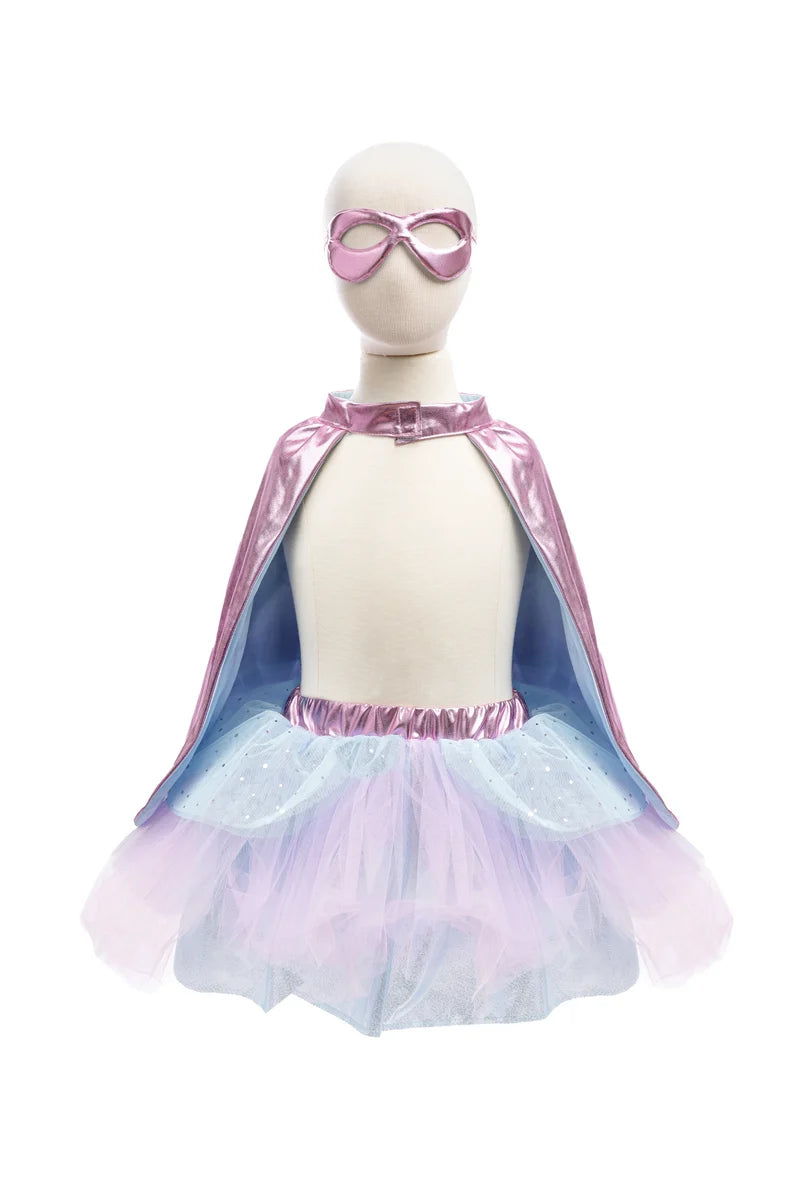 Tutu Cape Pink and Light Blue Size 4-6