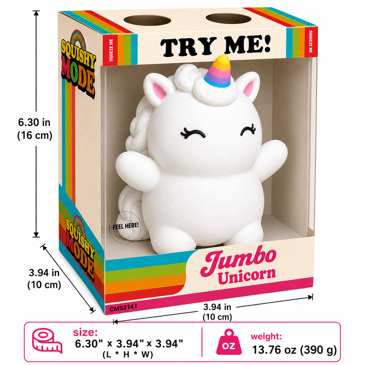 Squishy Mode Jumbo Unicorn Sensory Toys 