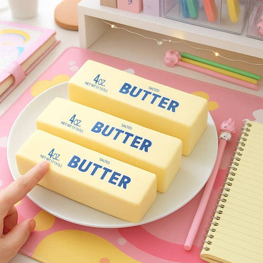 Butter Stress Ball – Soft & Slow-Rebound Squishy Toy