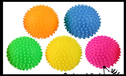 1 Spiky Bumpy Soft Doh Filled 1.7" Stress Ball - Squishy