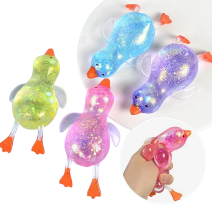 Glitter Sugar Squishy Goose