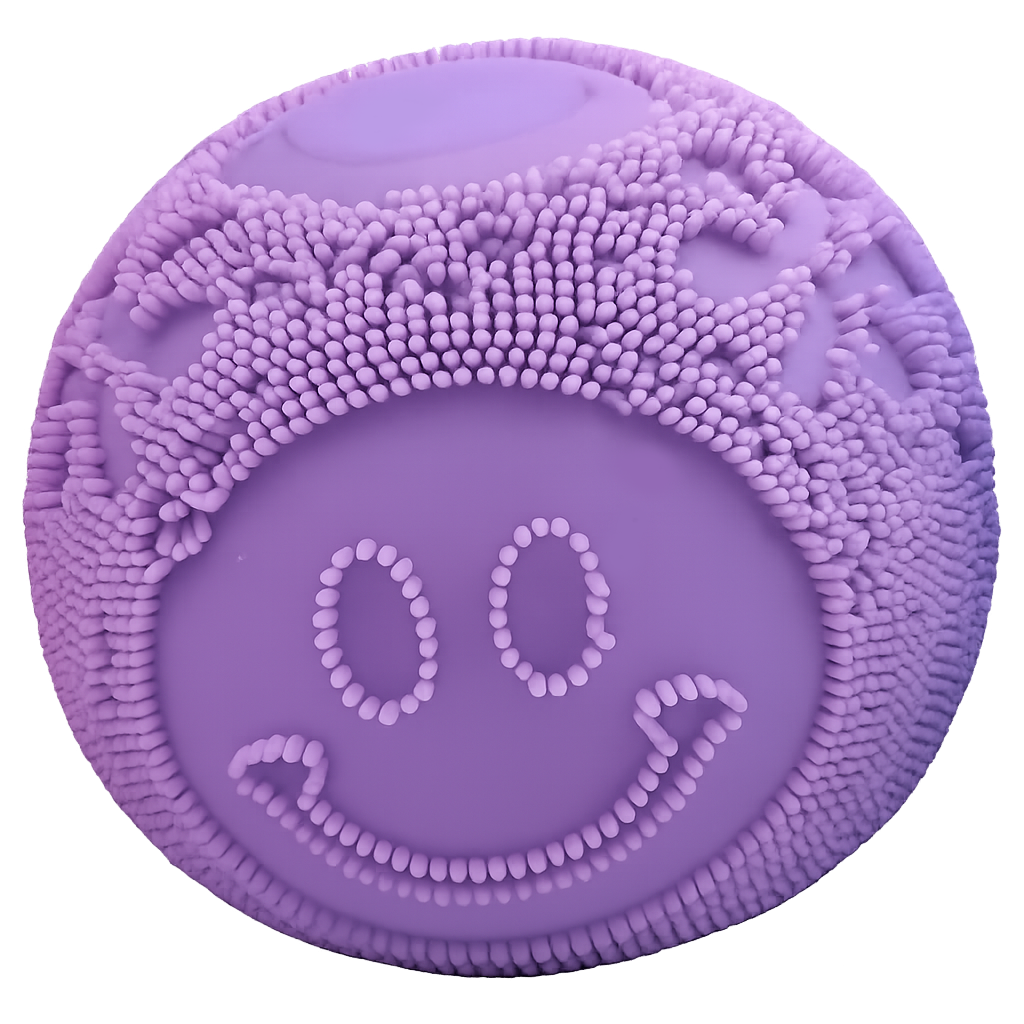 Fun Doh Fuzzy Face Squishy Ball