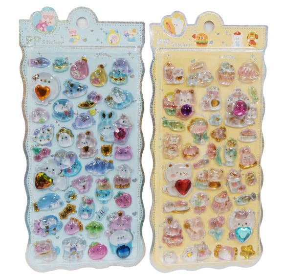 Candy Gem Jelly Deco Sticker – 3D Kawaii Phone Deco Stickers