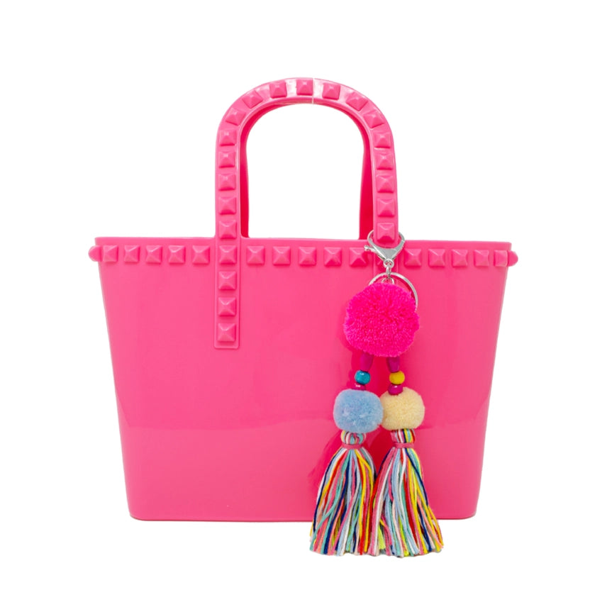Hot Pink Tiny Jelly Tote