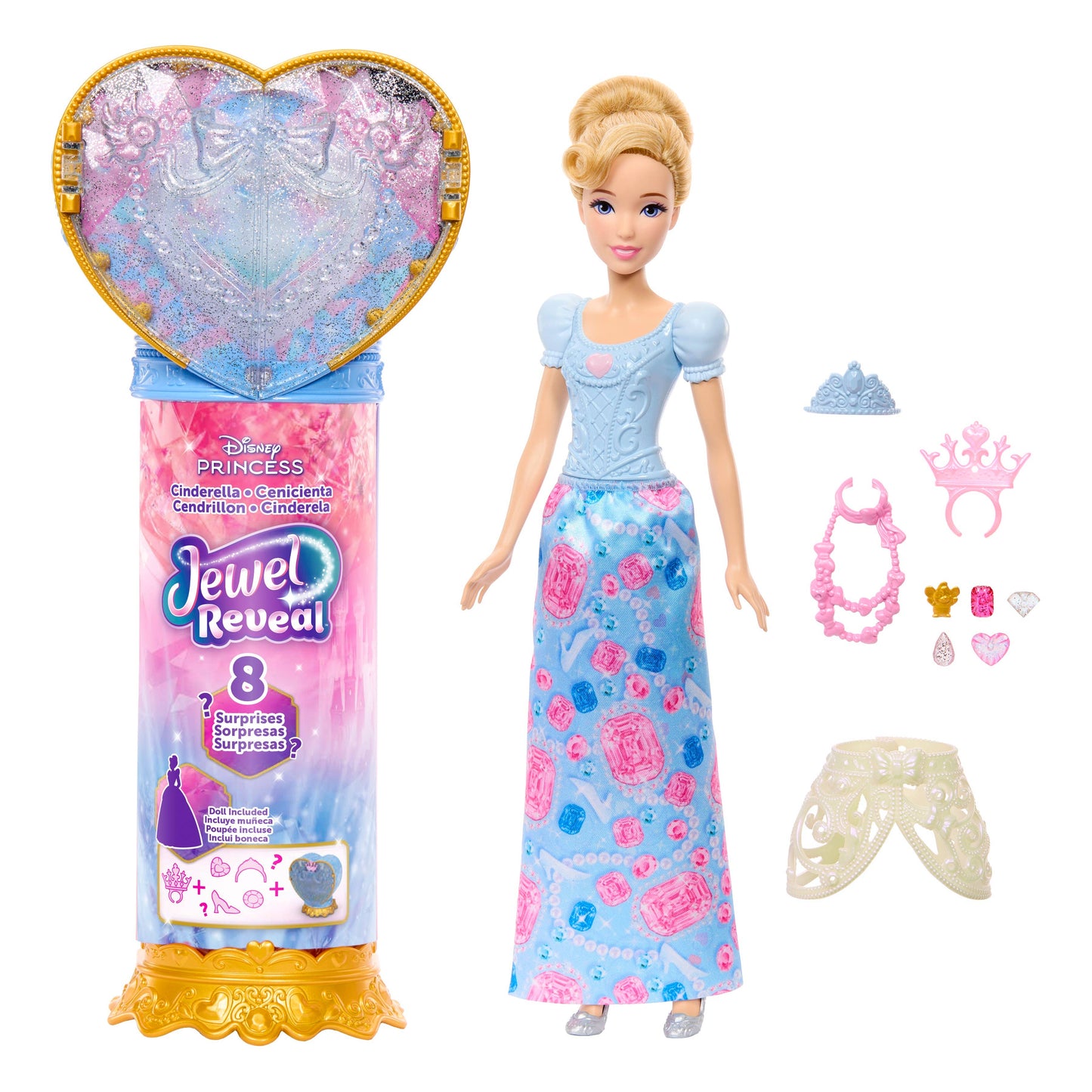 Disney Princess Jewel Reveal Fashion Doll Assortment