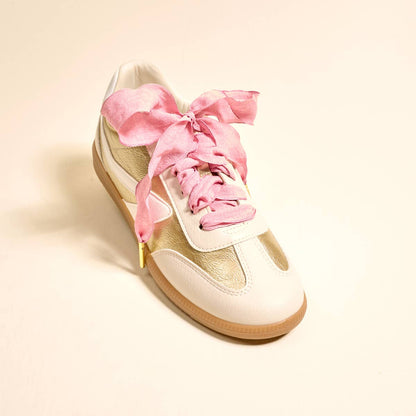Step It Up Shoelaces–Frilly Pink