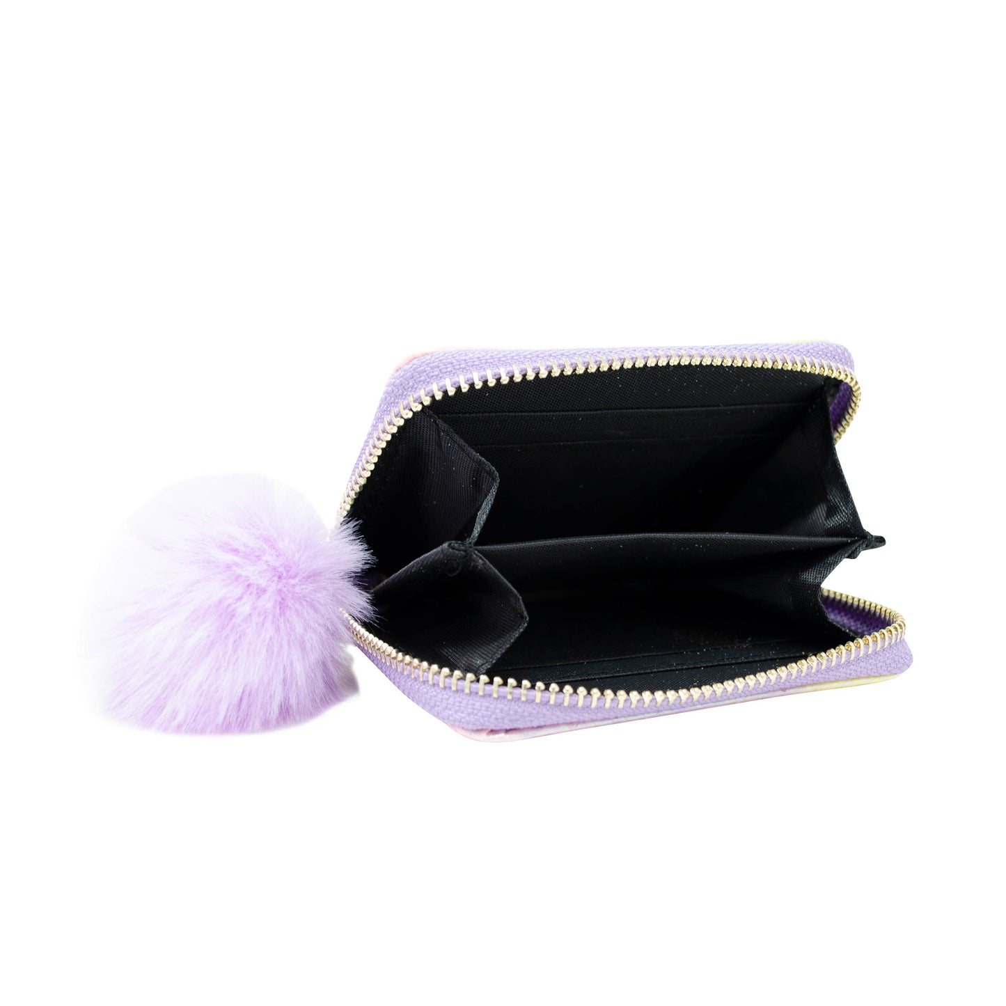 Shiny Tie Dye Mermaid Scale Wallet