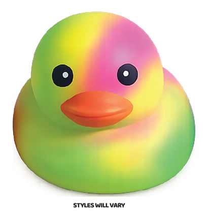 Fun Doh MEGA 5" Squishy Tie Dye Duck Toy Variety - 8/Display