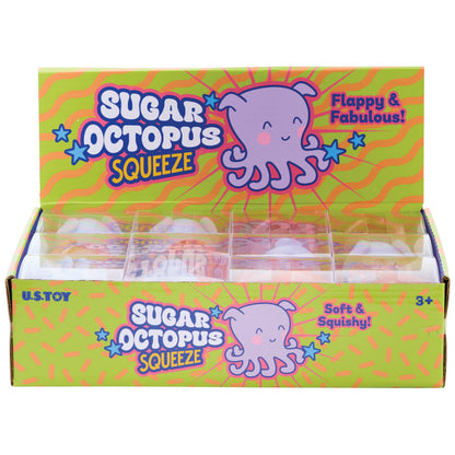 Sugar Octopus Squeezy Toy 12 Unit Display