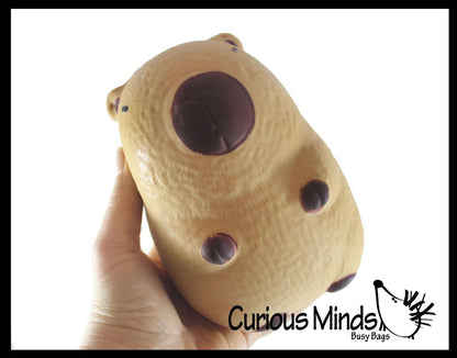 Jumbo Capybara Doh Filled Squishy Squeeze Stress Ball Soft