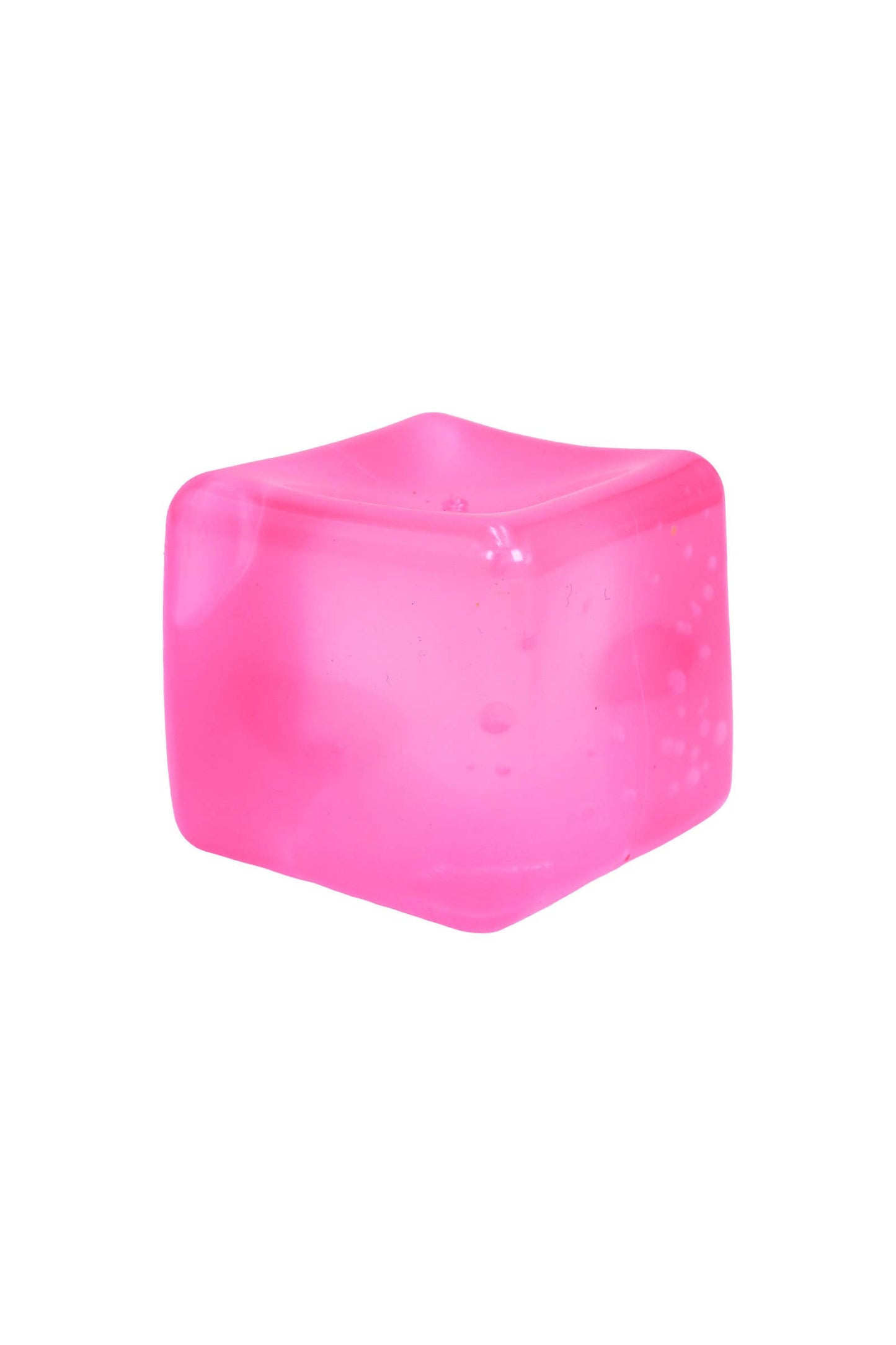 Clear Colorful Cube Maltose Putty Filled Squishy