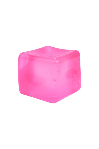 Clear Colorful Cube Maltose Putty Filled Squishy