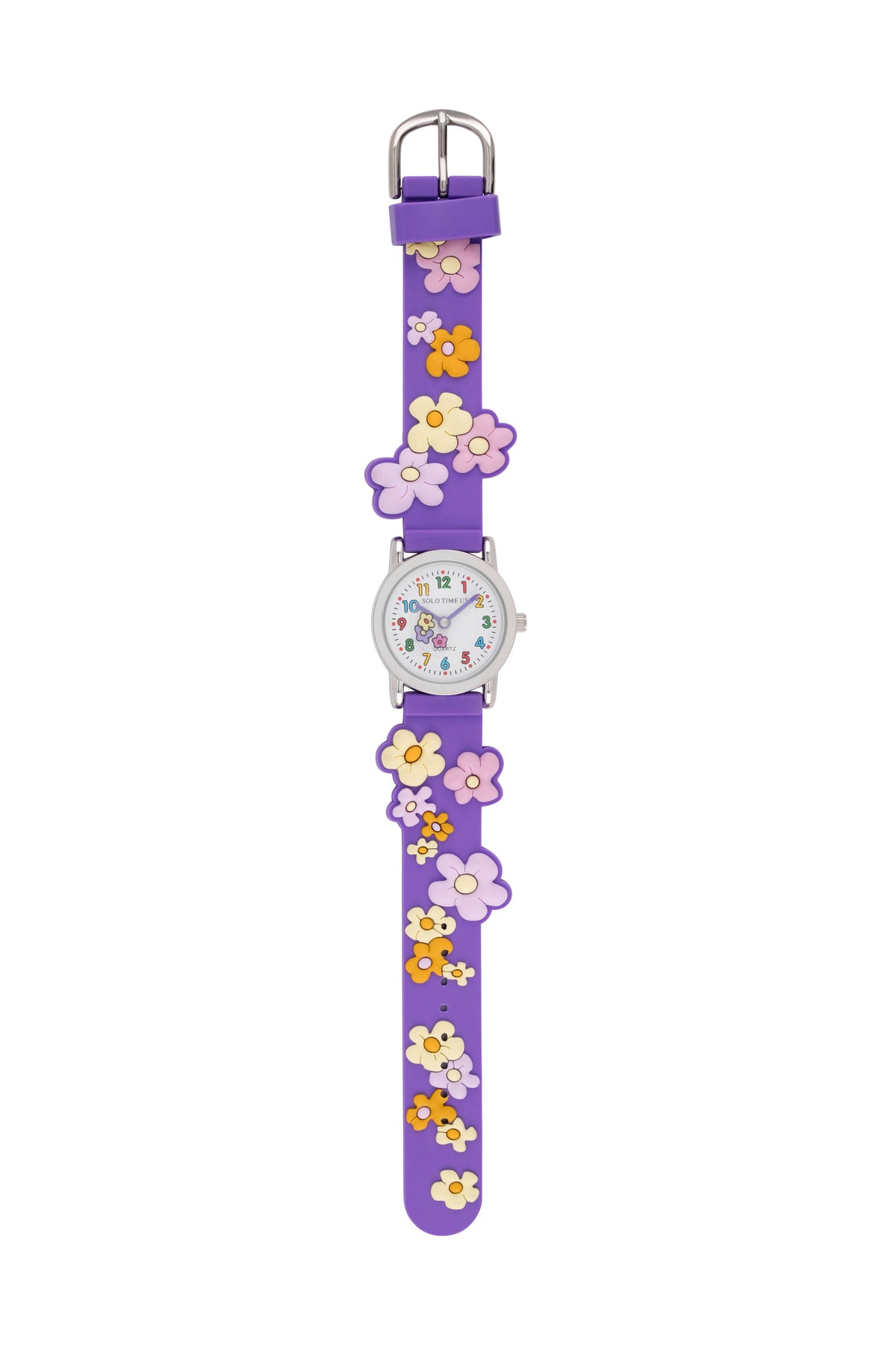 Children's quartz watches with flowers