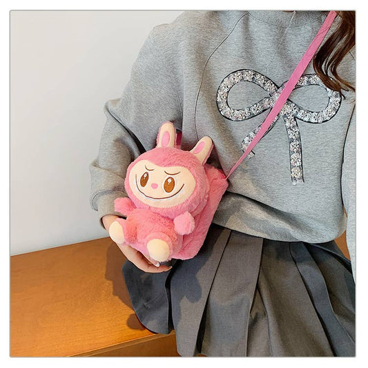 Labubu Plush Soft Furry Mini  bag