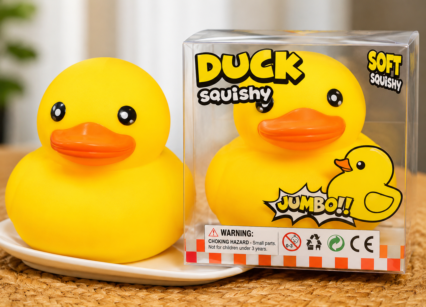 JUMBO Squishy Squeezy Duck