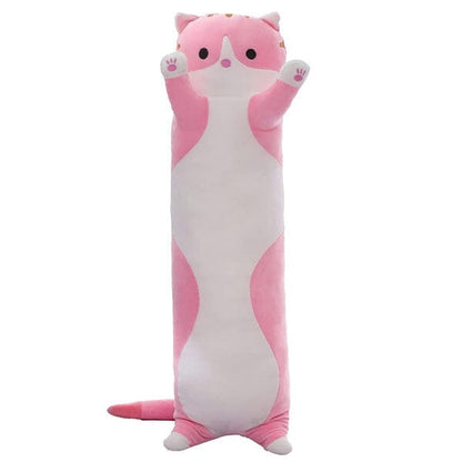 Long Animal Plush Toy Styles (3FT Long!) | Pink Tabby Cat