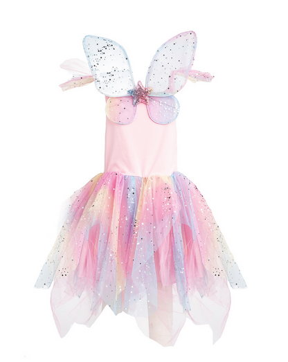 Rainbow Fairy Dress & Wings 3/4