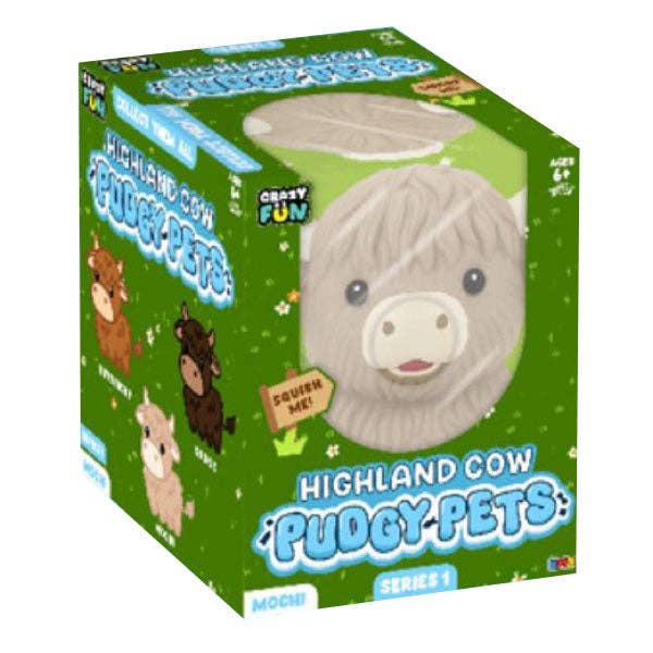 RMS® Crazy Fun™ Highland Cow Pudgy Pets Squishy S1